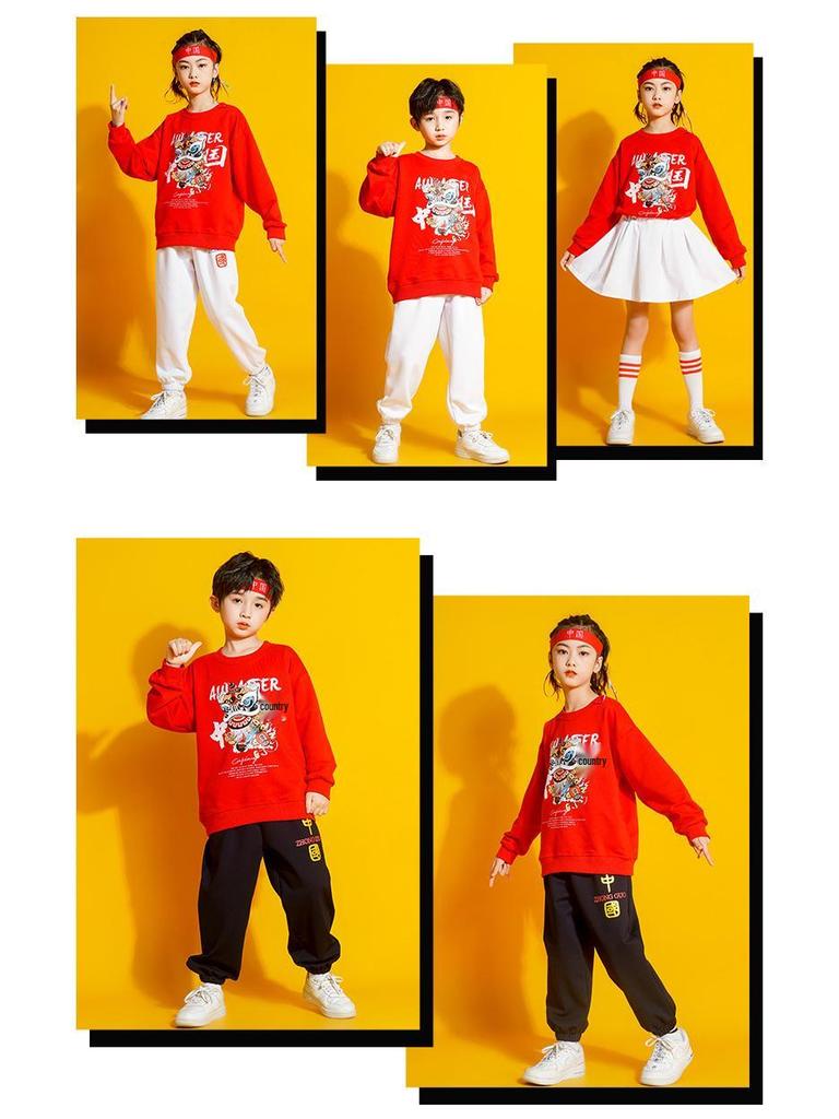 Children’s Day Chinese Style Performance and Choir Costume for Elementary Sports and Cheerleading