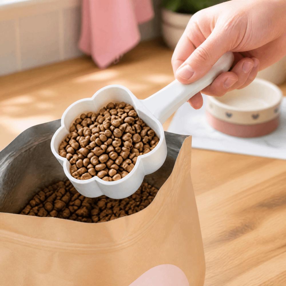 Large Capacity Pet Feeding Shovel Cat Claw Shape Cat Litter Scoop Pet Dry Food Spoon Scooping