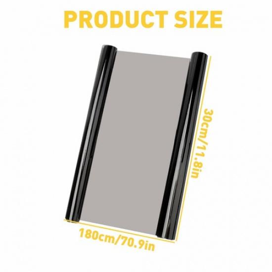 12" X 72" Car Taillight Headlight Vinyl Wrap Film Fog Tint Light Matte Black