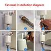 1Pcs Straight-Through Floating Ball Valve Male Thread 1/2" 3/4" 1" Water Level Control Valve Inside Plug-in Tank Valve
