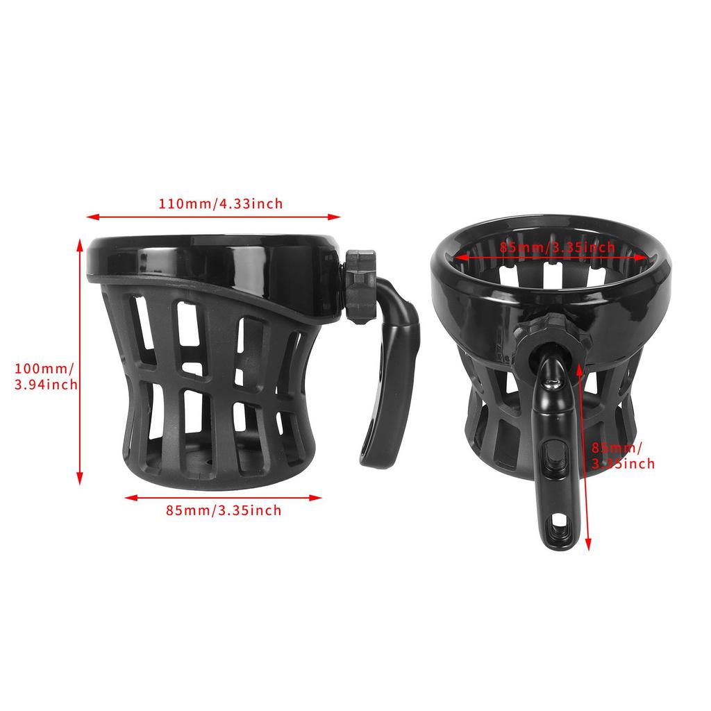 Porta-copos para Motocicleta para Honda Gold Wing GL1800 e Harley - Design de Cesta de Malha