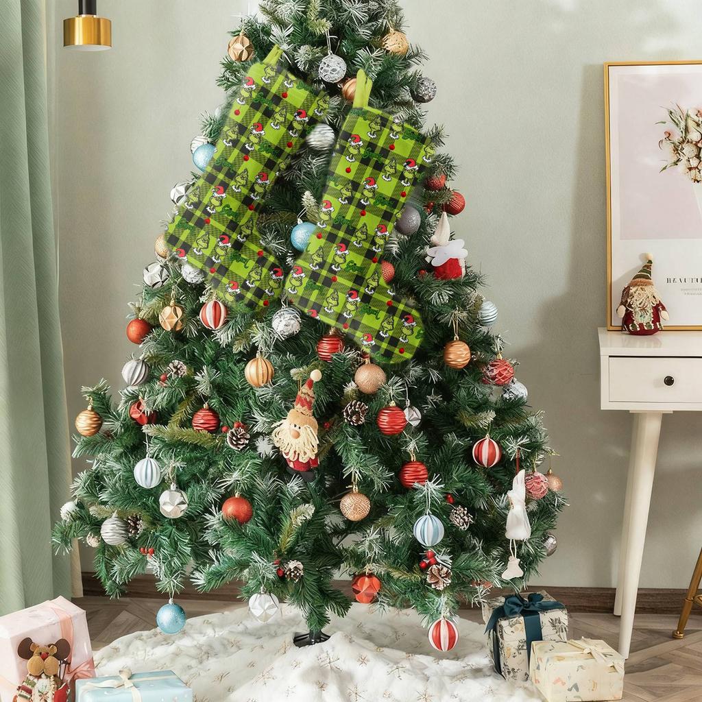 Vánoční punčochy ozdoby vánoční stromek dekorace přívěsky