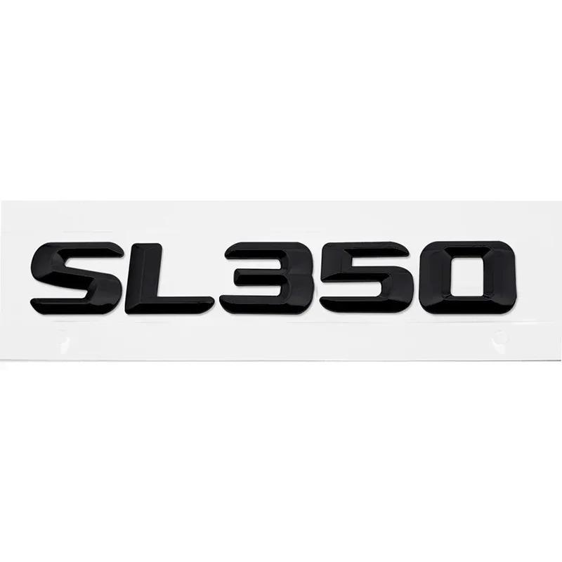 Car Rear Trunk Stickers for Mercedes Benz SL350 SL400 SL450 SL500 SL550 SL600 Auto Tail Box 3D Emblem Badge Decal RN1