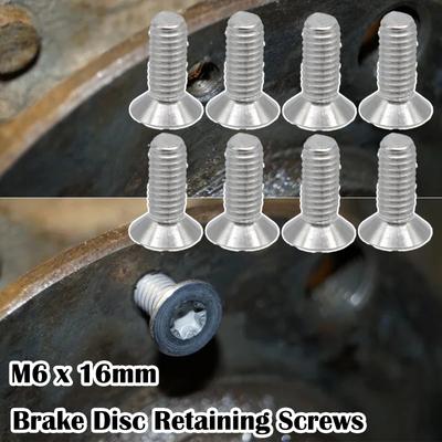 Tornillos de retención de disco de freno de coche, perno avellanado para Aud Q7 4M 4L 2006 - 2011 2012 2013 2014 2015 2016 2017 2018 2019 2020