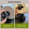 Sheep Toilet Roll Holder - Funny Toilet Paper Holder Free Standing Bathroom Set - 3D Printed Black Sheep Loo Roll Holder - Hilarious Tissue Paper