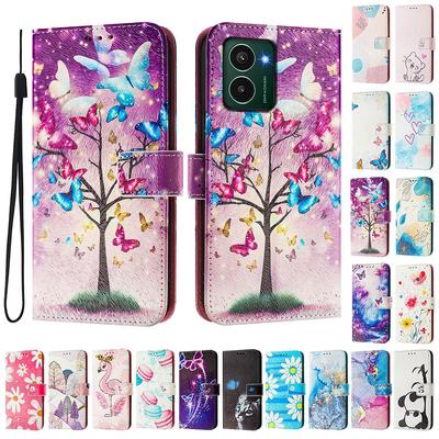 Coloured Drawing Wallet Case for Nokia HMD Pulse Plus Pro X30 X20 X10 G10 G11 G20 G21 G22 G42 G310 G400 C10 C20 C12 C22 C32