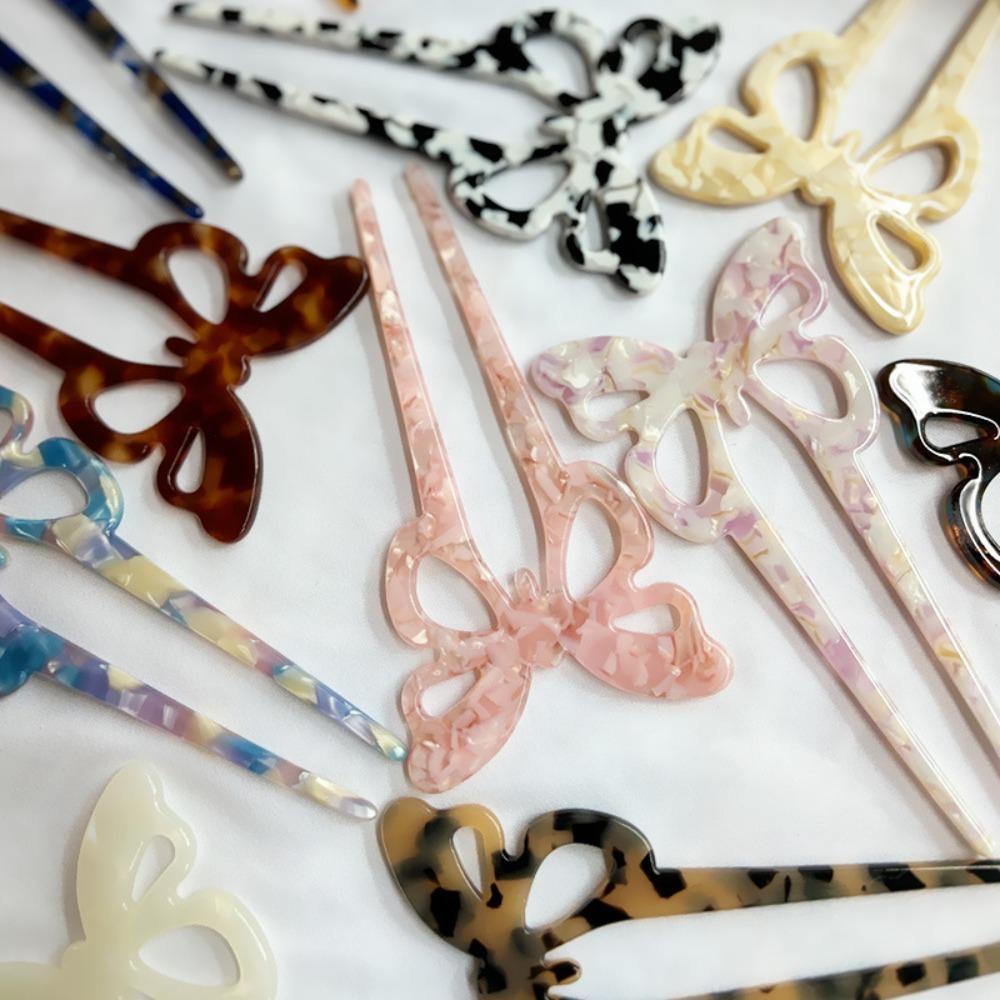 U-Shaped Hairpins Acetate Hair Fork Hair Styling Tools Hair Sticks