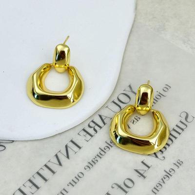1pair Irregular Geometric Vintage Earrings for Women Couples Trendy Elegant Simple Party Jewelry Accessories