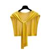 Thin Knitted Shawl Cloak Neck Wrap All-match Knitting Shawl  Clothes Decoration
