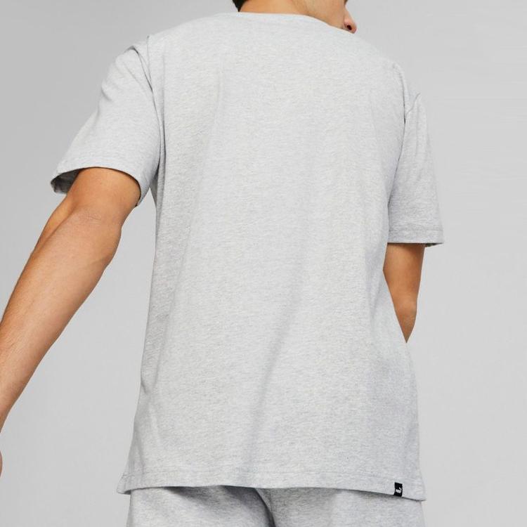 New PUMA T Shirt Men's Light Mixed Gray 675704-04