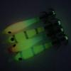 2pcs Blowpipe Hook Squid Jig Luminous Uv Glow In The Dark Hard Turlutte Lure For Fishing Squid Octopus Cuttlefish Artificial Bai