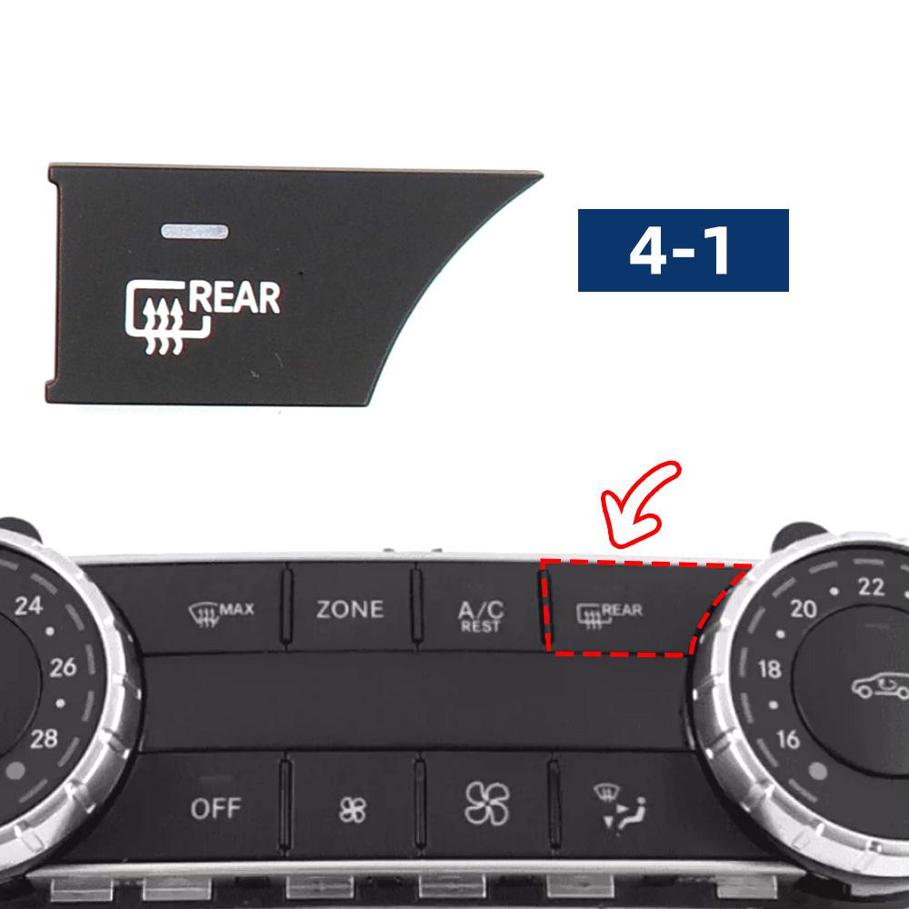 AC Air Conditioning Climate Control Switch Button for Mercedes Benz C ML SL CLS GLK GLE GLS G W204 X204 W218 W166 W292 W263 W231