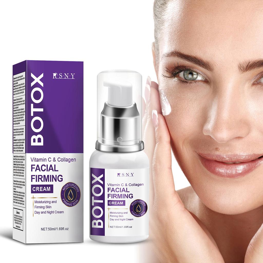 50ml Zpevňující krém Hydratační Vyživující Rozjasňující Omlazující Redukuje Jemné Vrásky Působí Vyživuje Hydratuje Hladká a Jemná