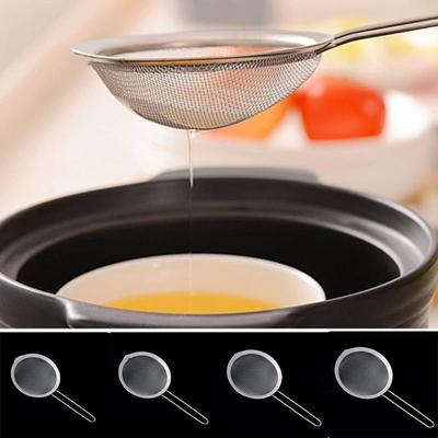 Snack Fryer Strainer Wire Fine Mesh Oil Strainer Flour Colander Sifter Sieve
