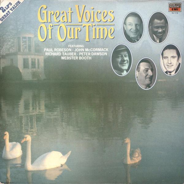 LP Record VARIOUS - Great Voices Of Our Time DL1118 Music For Pleas 1988 UK Pop Used