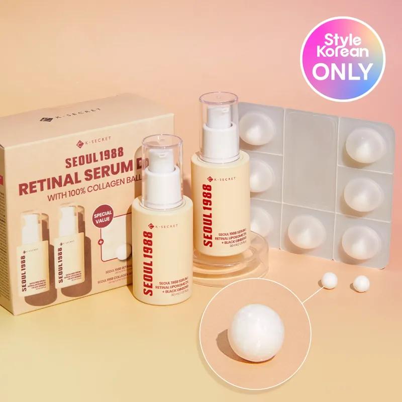 

[KSECRET] *TIMEDEAL* Retinal Black Ginseng Serum Double Set