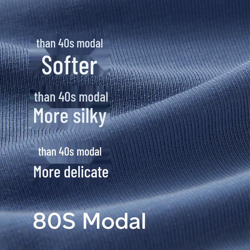 Songshan Men's 80S Silk-Soft Antibacterial Underwear