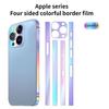 For iPhone 16 Plus 15 14 13 Mini 12 Pro Max Frame Protective Sticker Skin Anti-Scratch Border Lens Protector Film