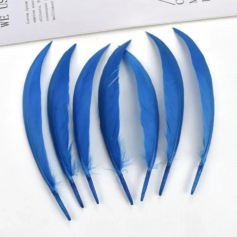 Curved Bent Duck Feathers for Crafts Dream Catcher Goose Wing Feather Decor Jewelry Making Carnaval Handicraft Party Accessories
