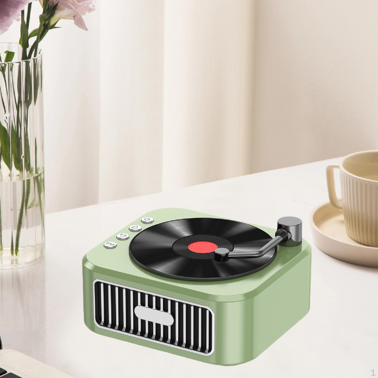 

Портативный динамик аудио премиум ретро громкий стерео звук плеер Bluetooth радио для кухонного стола