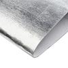 25*50cm Car Heat Protection Foil Film High Temperature Resistant Fiberglass Aluminum Foil Tape Cloth Self Adhesive Mat