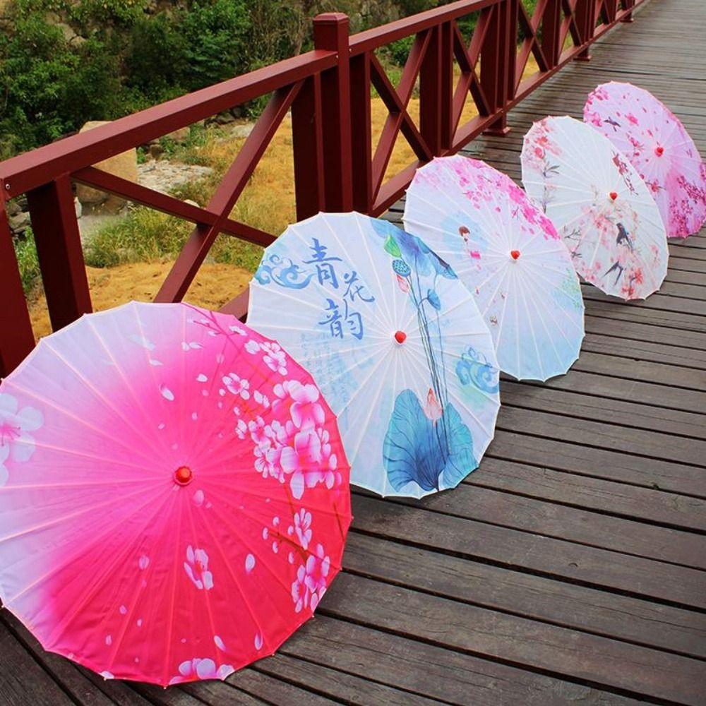 Chinese Antique Style Prop Dance Umbrella Classical Japan Style Umbrella  Dance Performance