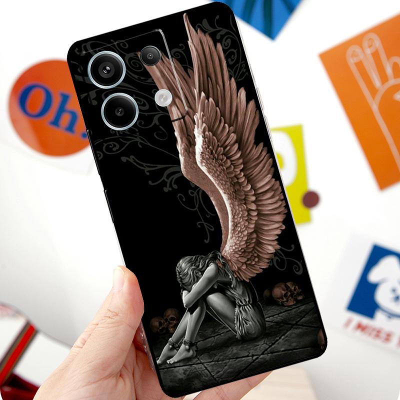 

Фэнтези Ангел Девушка Крылья Чехол Для Xiaomi Redmi Note 14 Pro 10 11 12 13 Pro 11S 12S Чехол Для Redmi 15 14C 12C 10C 13C Redmi 13C