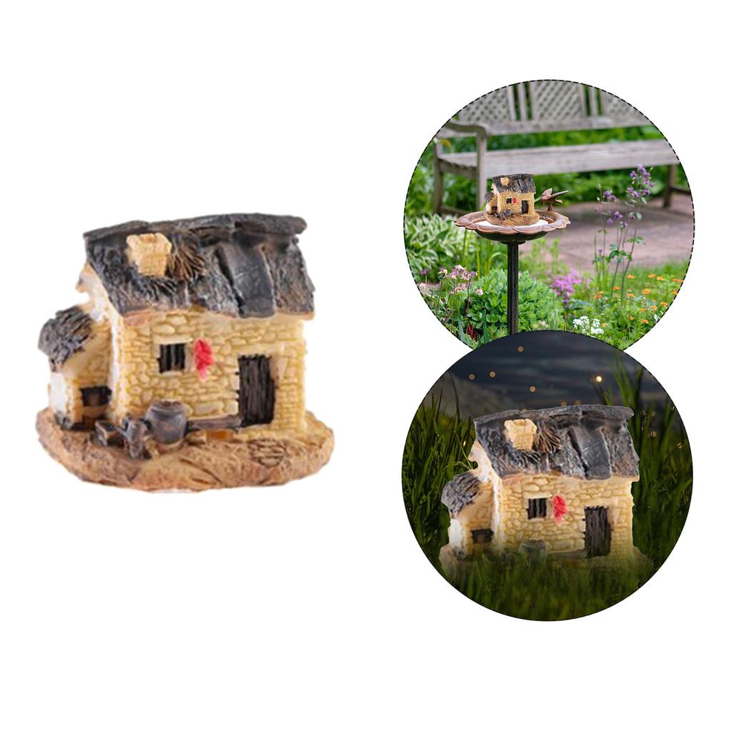 Gardening Creative Micro  Small House Villa Resin Decoration
