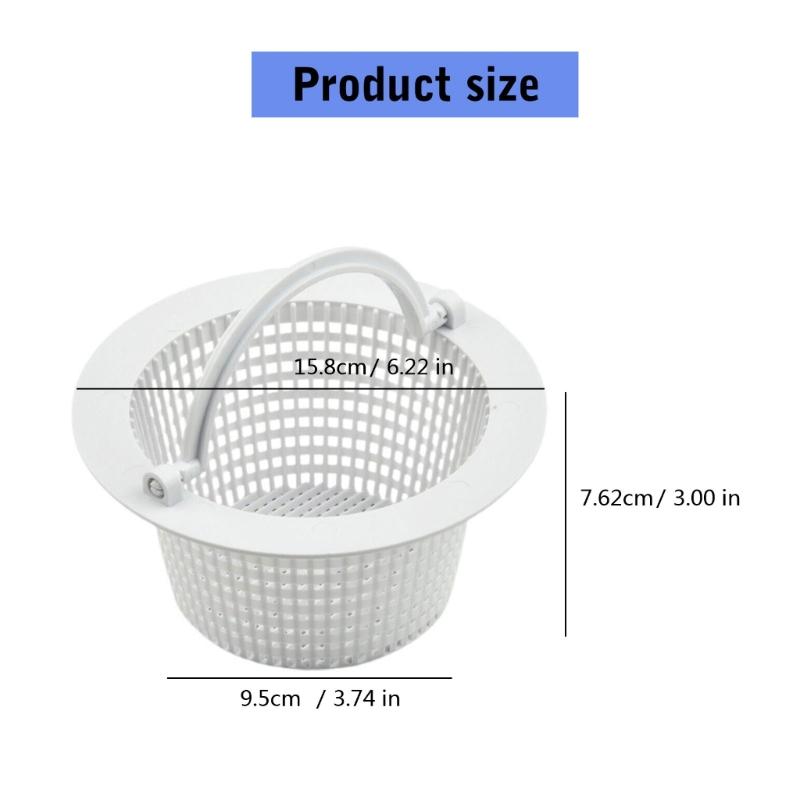 2Pcs Above-Ground Pool Skimmer Replacement Basket Swimming Pool Basket for Above Ground Skimmer