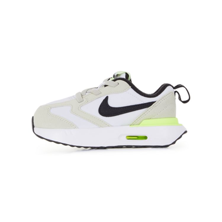 Nike Air Max Dawn TD Light Bone Barely Volt Baby Sneakers Cream White Black DC9319-107