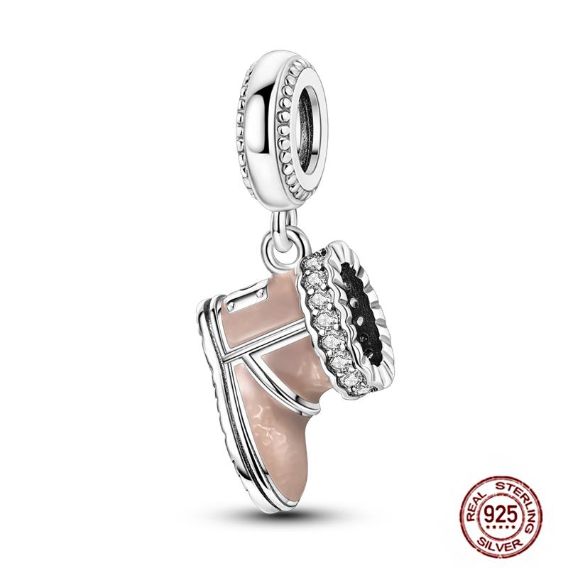 Christmas Charms Copper Fit Pendant Original Bracelets Santa Claus Snowflake Tree Gingerbread Man Beads Diy Jewelry