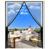 Big Size Magnetic Screen Door, Easy-install Strong Magnets Anti Mosquito Fly Curtain with Reinforced Hook & Loop for Kitchen, Living Room
