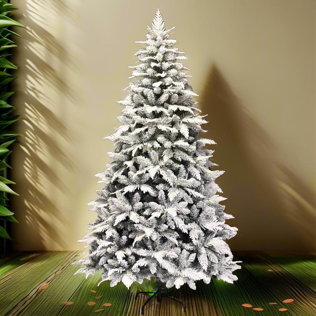 Available Cross-Border Mixed Flocked Christmas Tree - New Style Snowfall PE Simulation Tree for Holiday Decoration