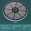 10 Inch Round High Quality Top Spray Shower Heads Lotus Head Waterfall Rainfall Shower Head Rain Square Bathroom Accessorie
