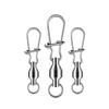 Large Swivel Connector Quick Lure with 304 Stainless Steel Bearing and 8-Shaped Reinforced Pin for Sea Fishing