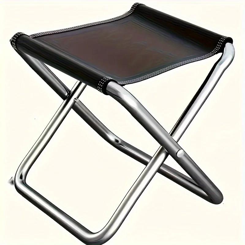 

Hot Selling Outdoor Portable Folding Chair, Combat Bench, Fishing Stool, Travel Camping Picnic, Maza Ultra Light Subway Artifact чорний