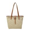 Summer new straw woven large-capacity casual niche beautiful portable shoulder underarm tote bag