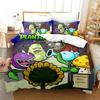 3D Printed Plant Zombie Bedding Set Boys Girls Twin Queen Size Duvet Cover Pillowcase Bed Boys Adult Fashion Home Textileextile