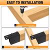 Fresh Pergola Brackets Deck Railing Brackets For Outdoor Gazebos,Log Cabins,Sunroom,Carport,Deck Railing Pergola Bracket Kit