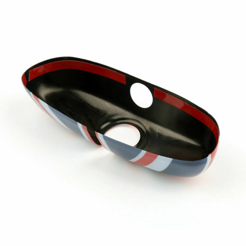 Union Jack Flag Rear View Mirror Cover Housing For BMW MINI Cooper F56 F55 14-21