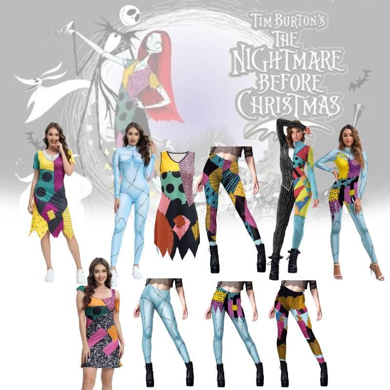 The Before Nightmare Christmas Halloween Cosplays Dress Clothing Plays Role