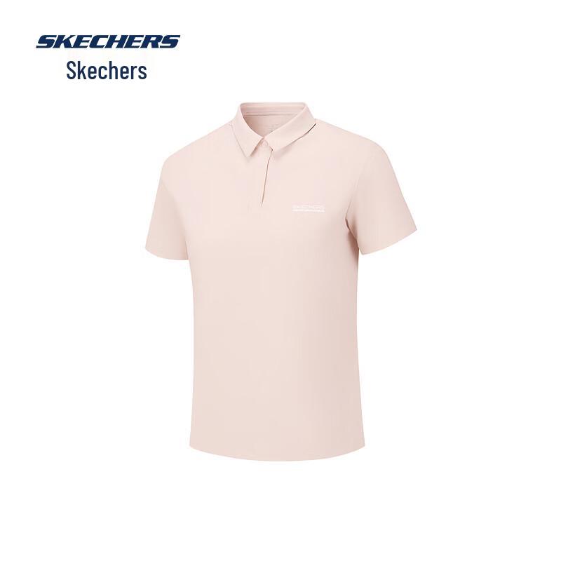 Skechers Women's Casual Knit Short Sleeve Polo Shirt