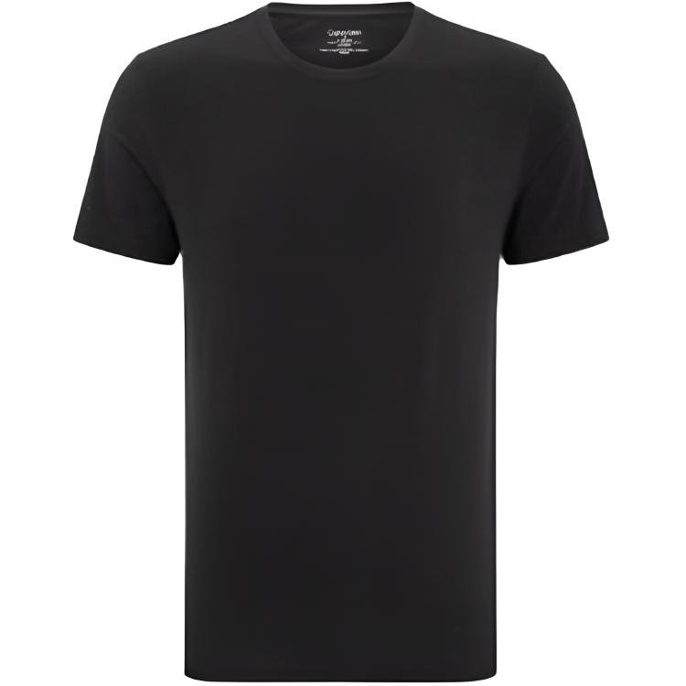 Calvin Klein Solid Fitted T-Shirt Men T-Shirts Black NB2903-UB1