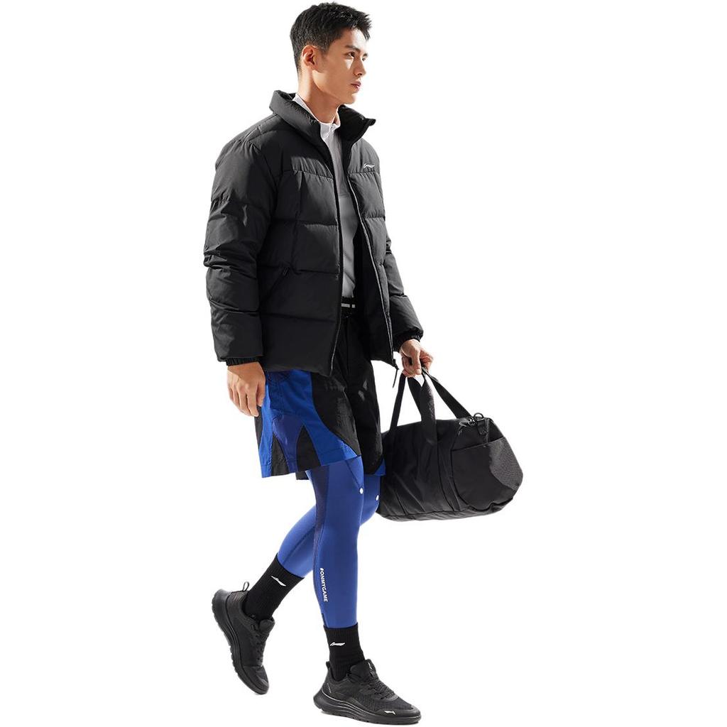 Li Ning Fitness Series Down Jacket Men's Black AYMV769-1