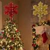 Metal Spring Base Christmas Tree Topper Xmas Tree Top Ornament  Fit 1.2‑2.4 Meter Christmas Tree