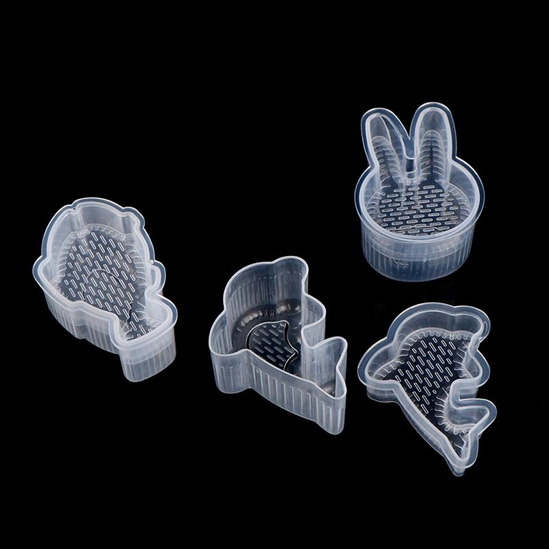 3Pcs/Set Cartoon Shape Rice Ball Mold Sushi Roll Bento Press Mold Diy Tools
