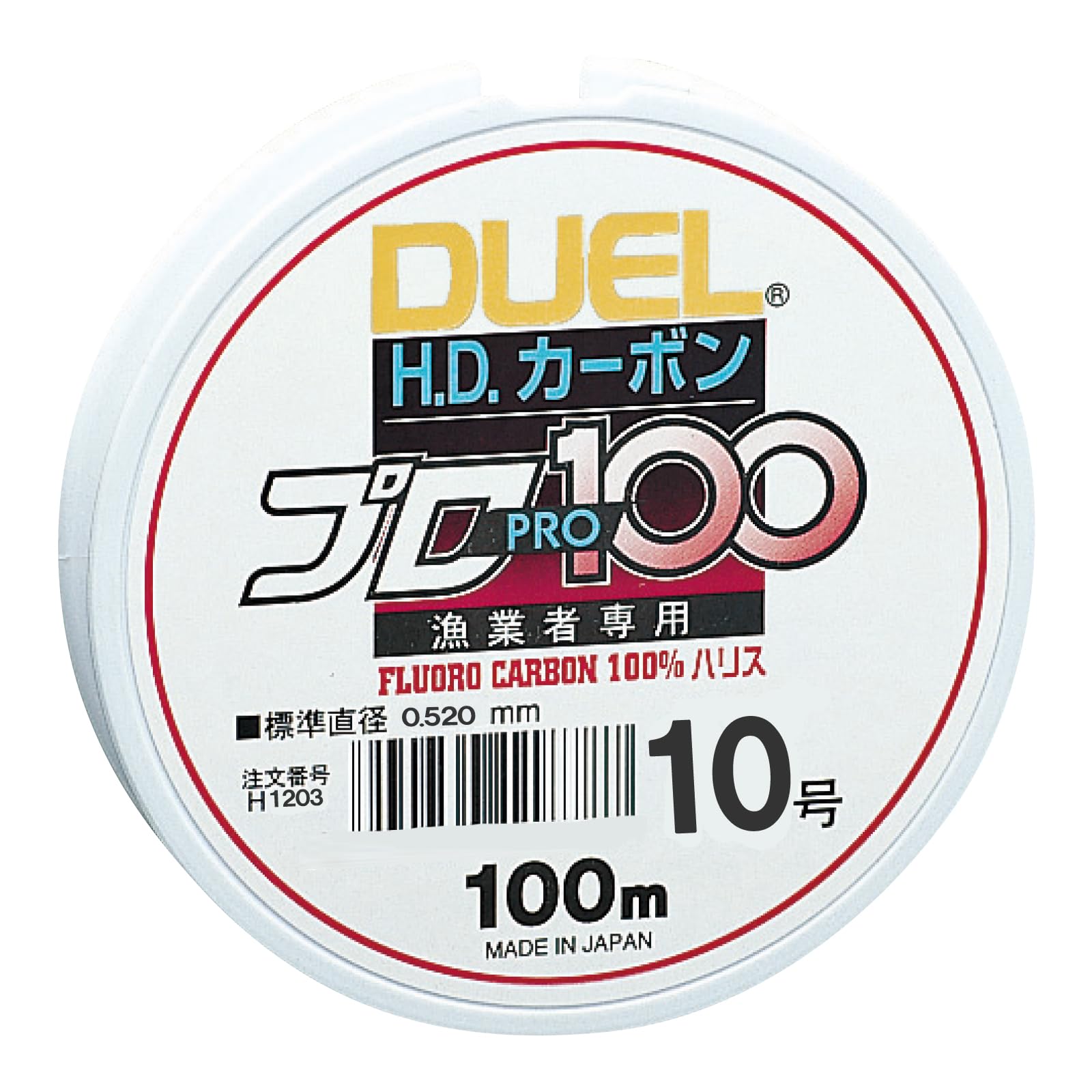 DUEL Флюорокарбоновая леска HD Carbon Pro 100S Прозрачная H1203 1.0 1.0