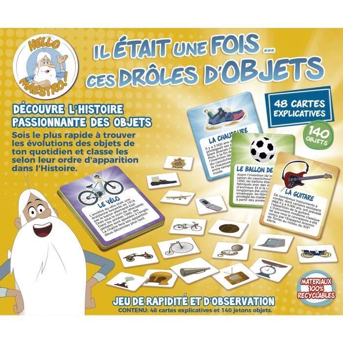 Jeu de rapidité - educa - il était une fois... ces drôles d'objets - observation et découverte historique dès 6 ans