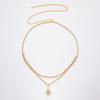 Claw Chain Rhinestone Water Drop Waist Chain Sexy Personality Pendant Waist Jewelry Body Chain Niche Fashion Women'S Chain Belt