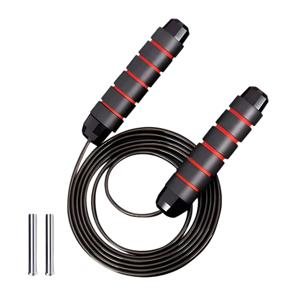 Adjustable Exercise Rope Steel Wire Jump Rope 360 Swivel Bearing Skippings Rope for Fitness Training Boxing Exercise